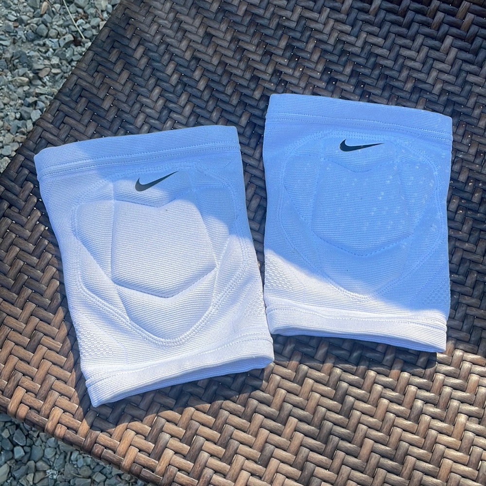 White Nike Volleyball knee pads